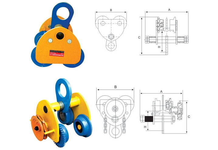 單軌手拉小車設計圖 單軌手拉小車設計圖